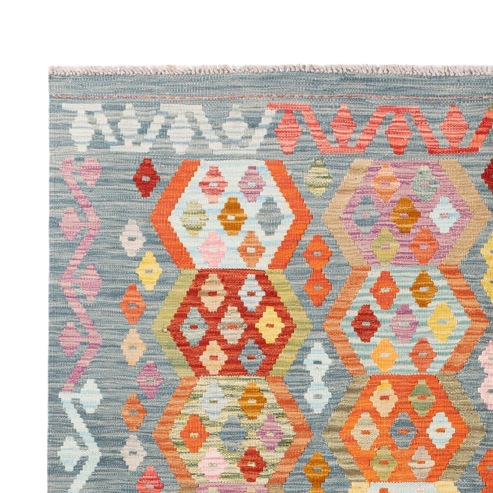 Kilim Maimana Tapijt 242x178cm - Wollen tapijt