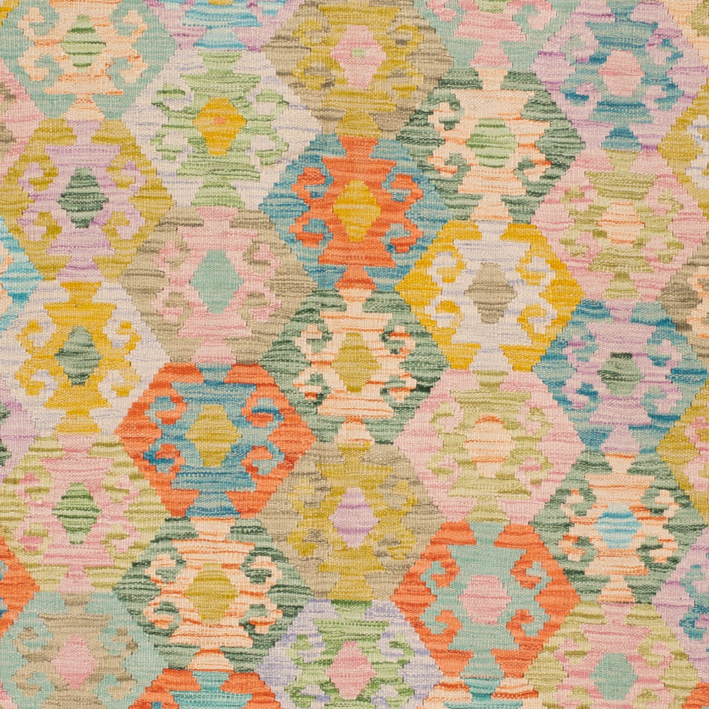 Kelim Teppich - Splash - 248 x 173 cm - bunt