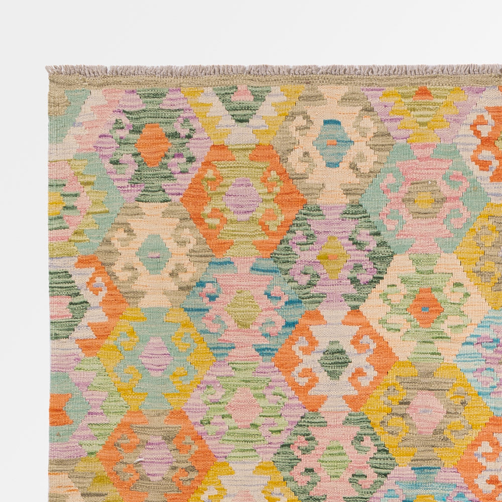 Kilim Maimana Tapijt 248x173cm - Wollen tapijt