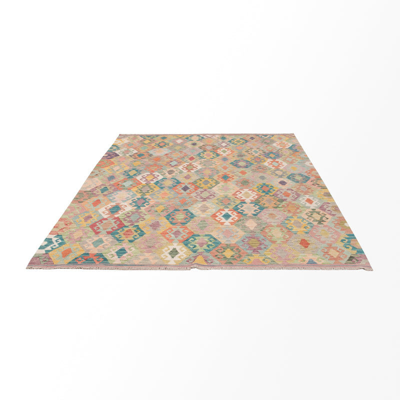Kelim Teppich - Splash - 250 x 188 cm - bunt