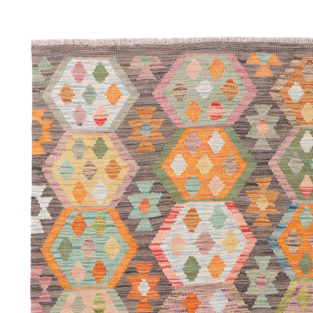 Kilim Maimana Tapijt 235x178cm - Wollen tapijt