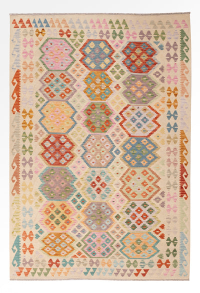 Kilim Maimana Tapijt 176x258cm - Wollen tapijt