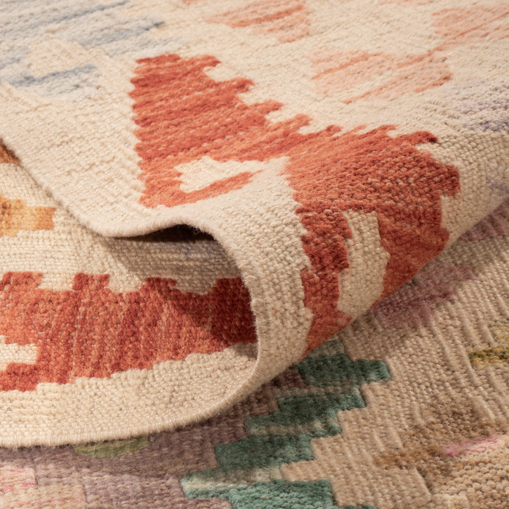 Kelim Teppich - Splash - 258 x 176 cm - bunt