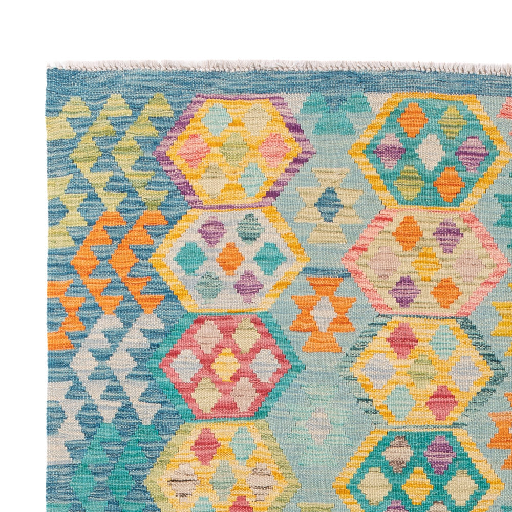 Kilim Maimana Tapijt 245x173cm - Wollen tapijt