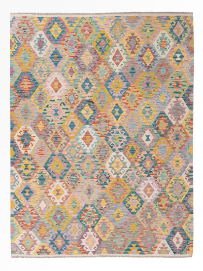 Kilim Maimana Tapijt 182x241cm - Wollen tapijt