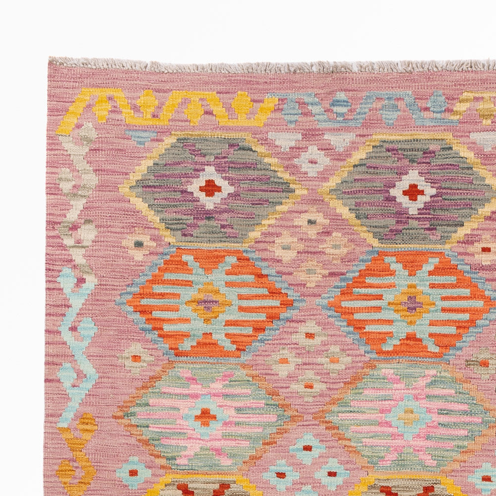 Kilim Maimana Tapijt 246x174cm - Wollen tapijt