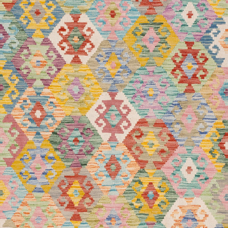 Kelim Teppich - Splash - 246 x 180 cm - bunt
