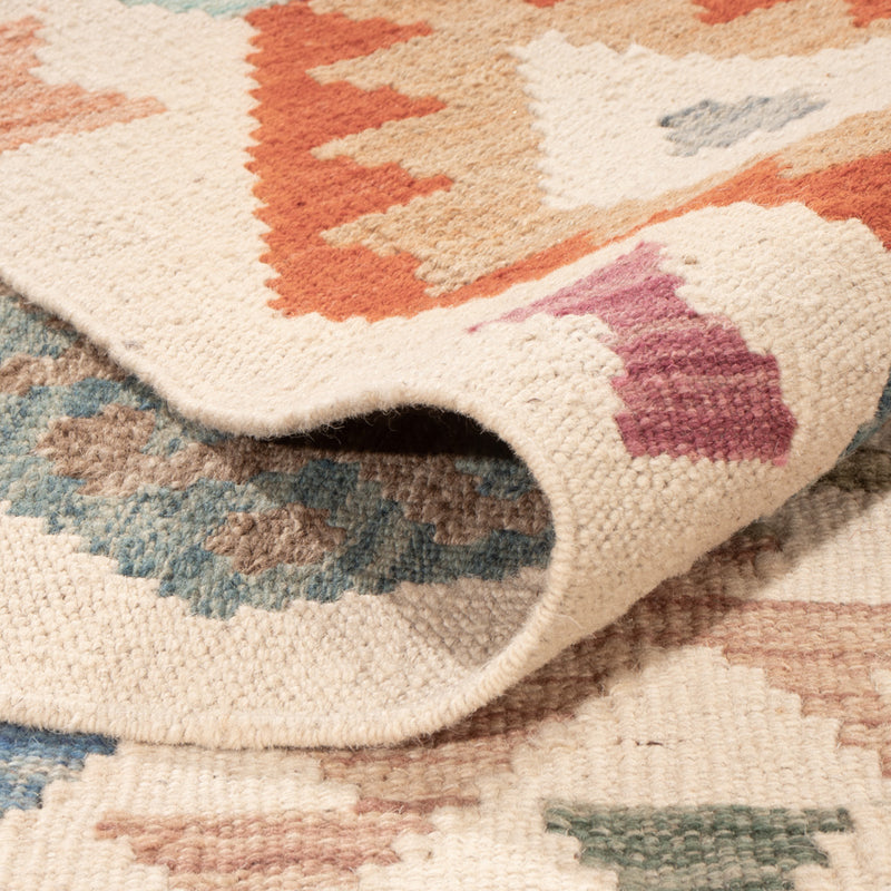 Kelim Teppich - Splash - 241 x 178 cm - bunt