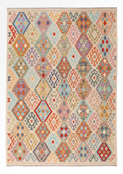 Kilim Maimana Tapijt 179x251cm - Wollen tapijt