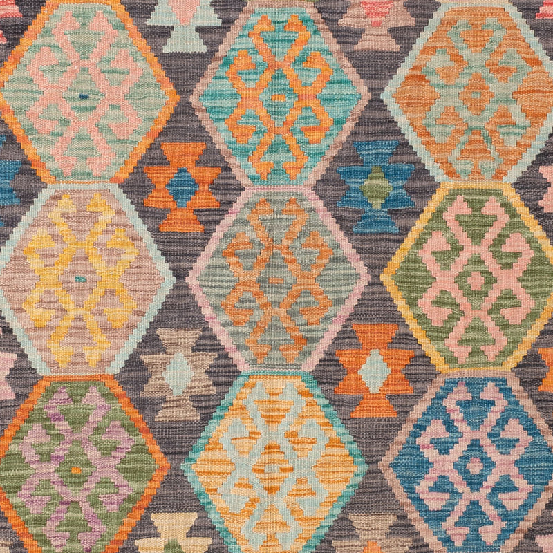 Kelim Teppich - Splash - 232 x 175 cm - bunt