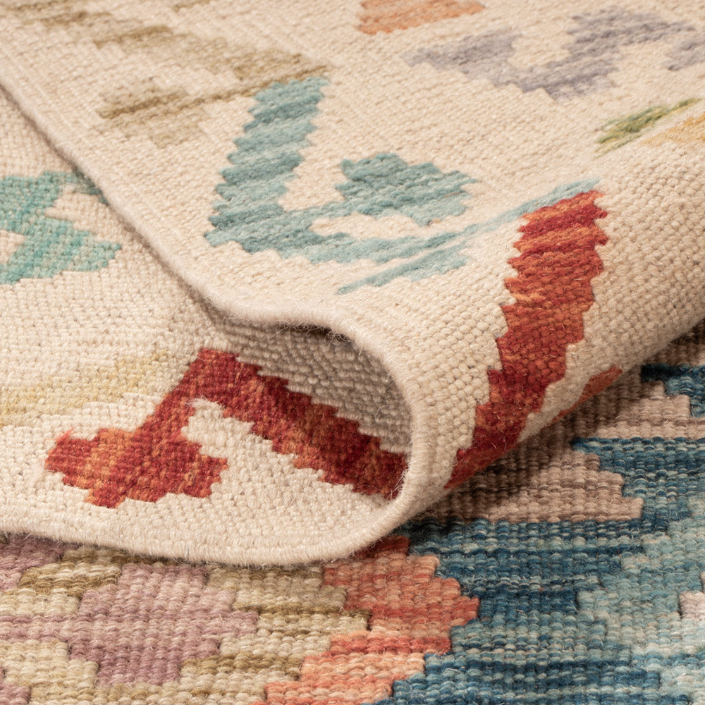 Kelim Teppich - Splash - 249 x 175 cm - bunt