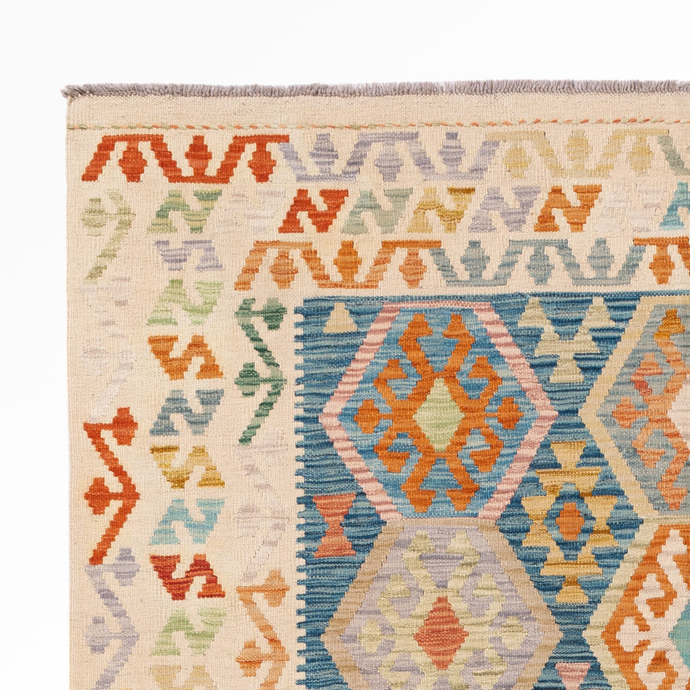 Kilim Maimana Tapijt 241x178cm - Wollen tapijt