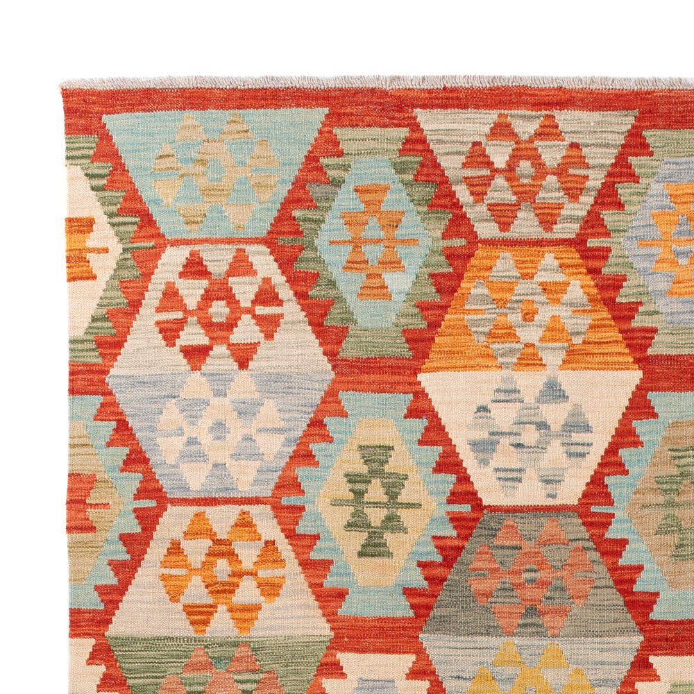 Kilim Maimana Tapijt 241x178cm - Wollen tapijt