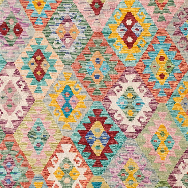 Kelim Teppich - Splash - 256 x 176 cm - bunt