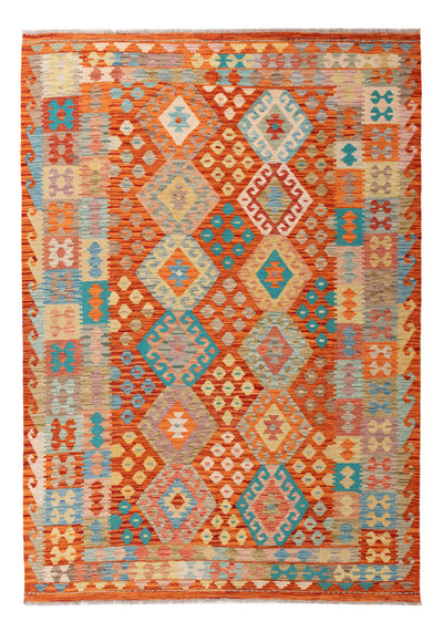 Kilim Maimana Tapijt 173x242cm - Wollen tapijt - gekleurd