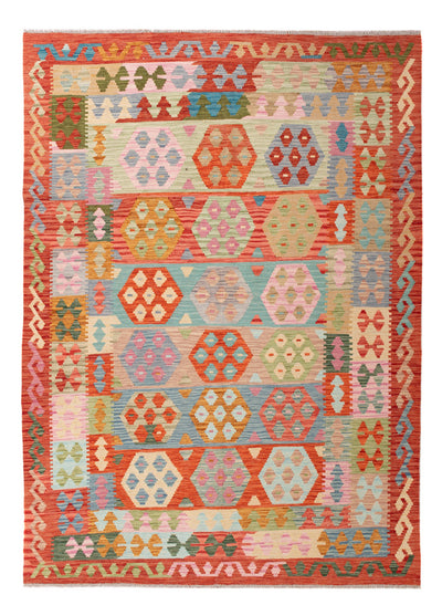 Kilim Maimana Tapijt 172x243cm - Wollen tapijt - gekleurd