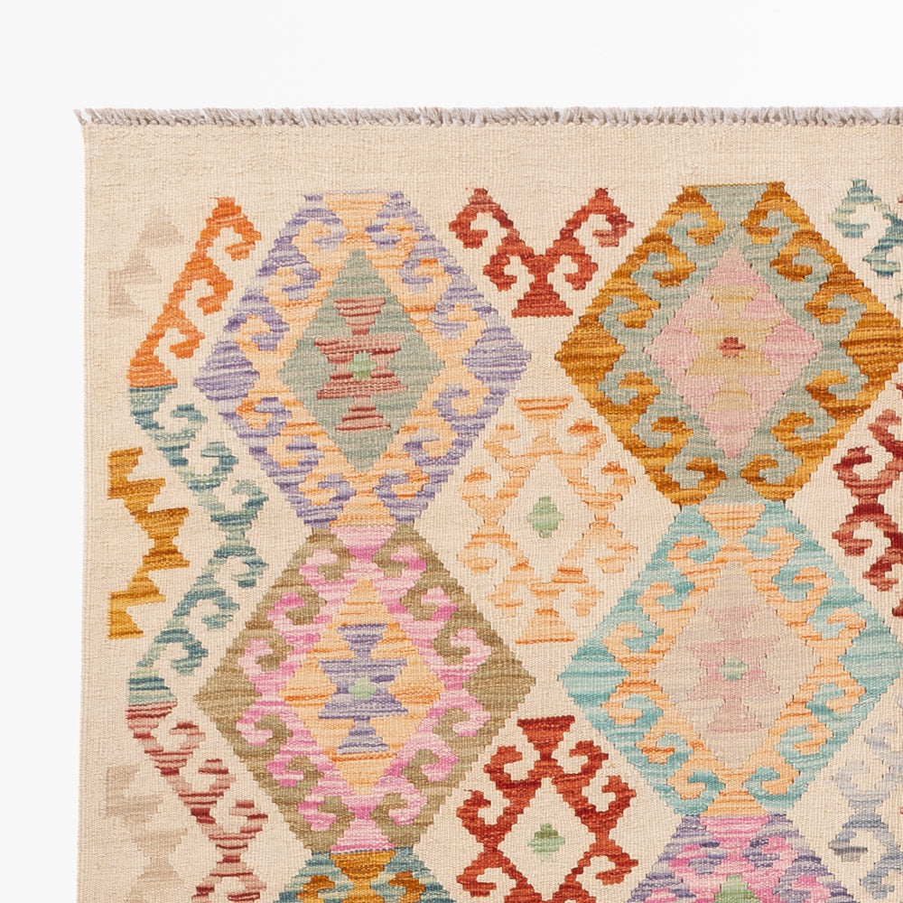 Kilim Maimana Tapijt 244x171cm - Wollen tapijt