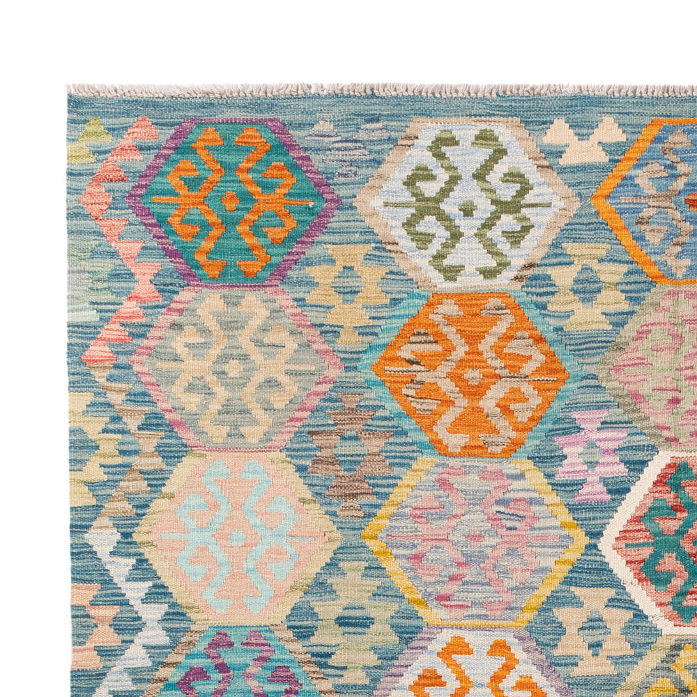 Kilim Maimana Tapijt 254x180cm - Wollen tapijt