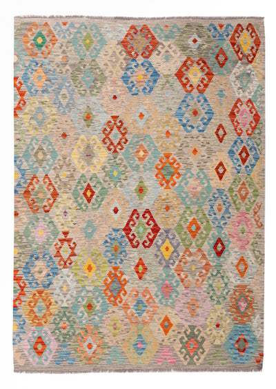 Kilim Maimana Tapijt 185x252cm - Wollen tapijt