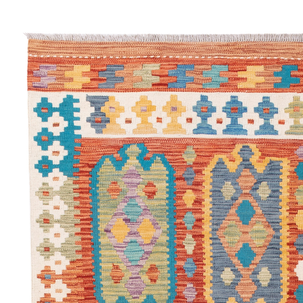 Kilim Maimana Tapijt 200x154cm - Wollen tapijt