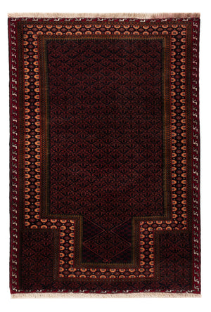 Belutsch Teppich - 140 x 96 cm - rot