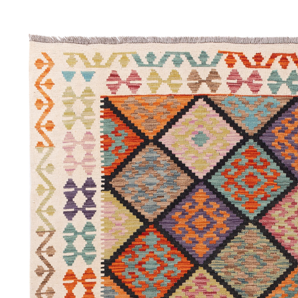 Kilim Maimana Tapijt 252x187cm - Wollen tapijt