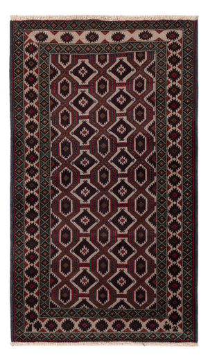 Baluch tapijt - 140 x 90 cm - veelkleurig