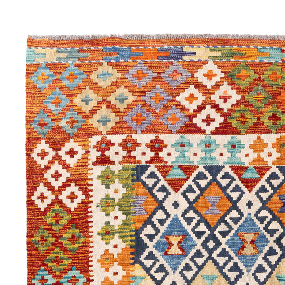 Kilim Maimana Tapijt 236x176cm - Wollen tapijt
