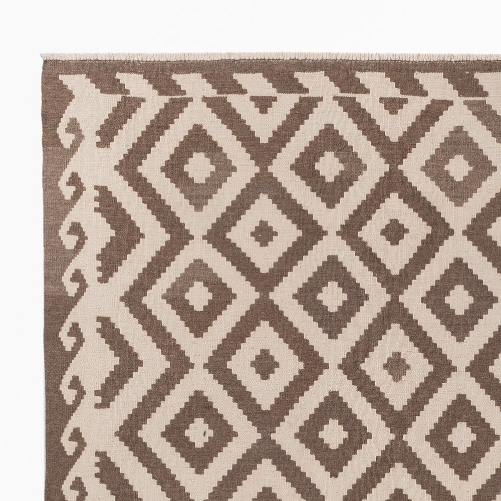 Kelim Teppich - Splash - 233 x 164 cm - natur