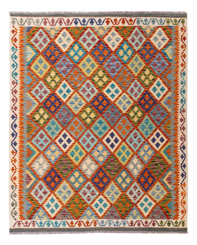 Kilim Maimana Tapijt 158x197cm - Wollen tapijt