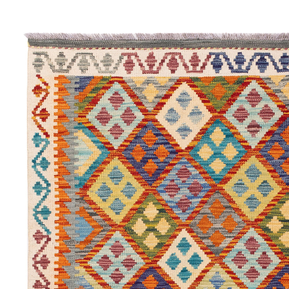Kilim Maimana Tapijt 197x158cm - Wollen tapijt