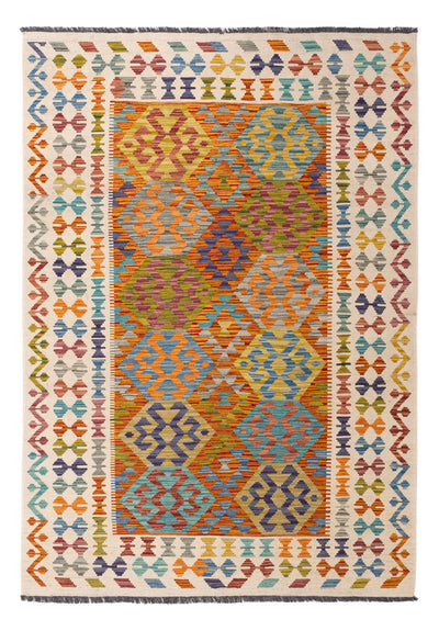 Kilim Maimana Tapijt 144x200cm - Wollen tapijt
