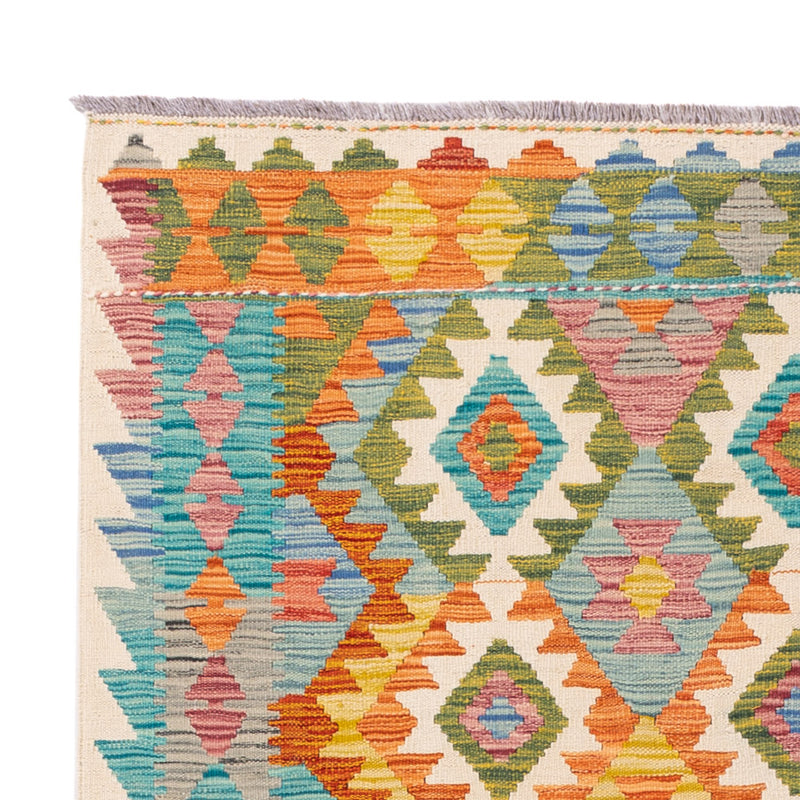 Kelim Teppich - Splash - 197 x 159 cm - bunt