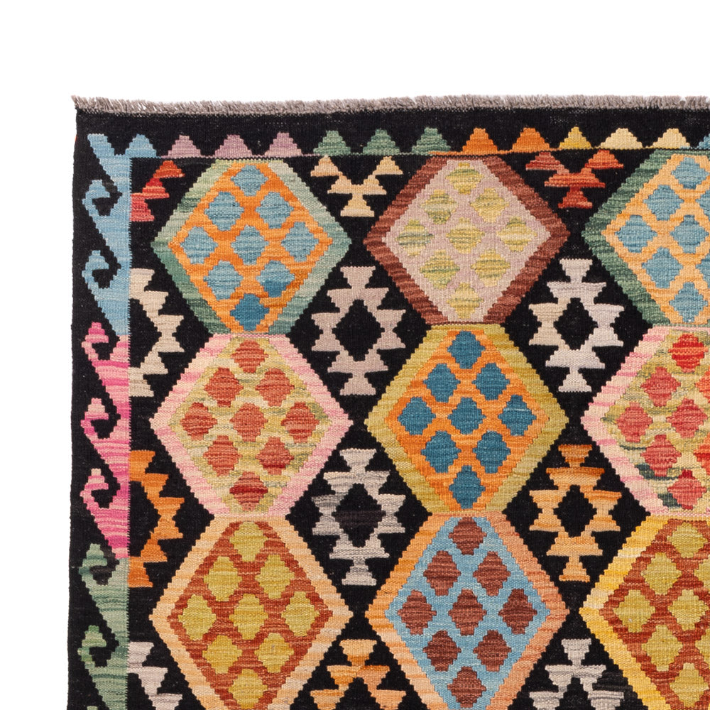 Kilim Maimana Tapijt 249x187cm - Wollen tapijt