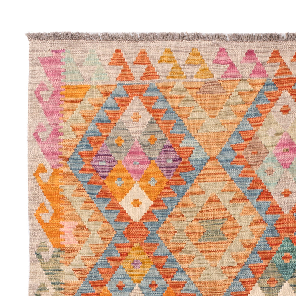 Kilim Maimana Tapijt 203x153cm - Wollen tapijt