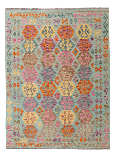 Kilim Maimana Tapijt 156x205cm - Wollen tapijt