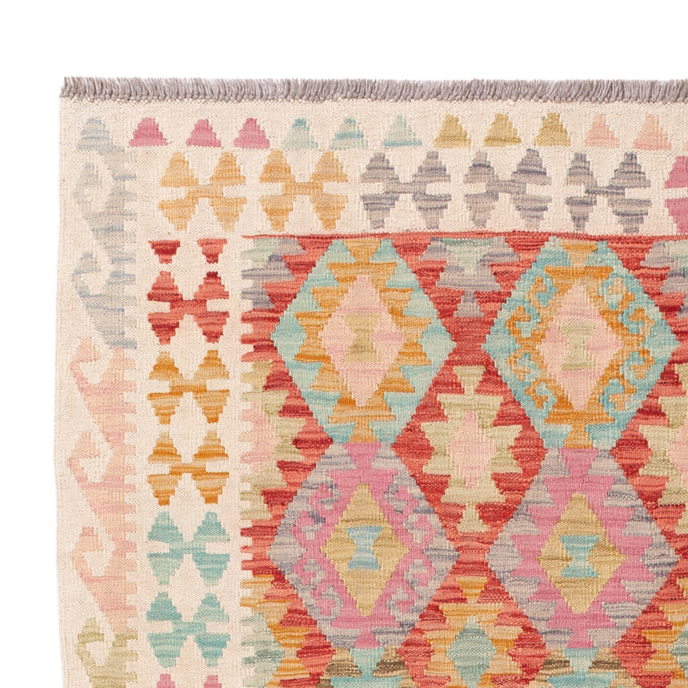 Kilim Maimana Tapijt 198x154cm - Wollen tapijt