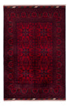Afghaans tapijt 100x146cm - Oosters Tapijt - Rechthoekig / Rood / 100 x 146 cm Rechthoekig
