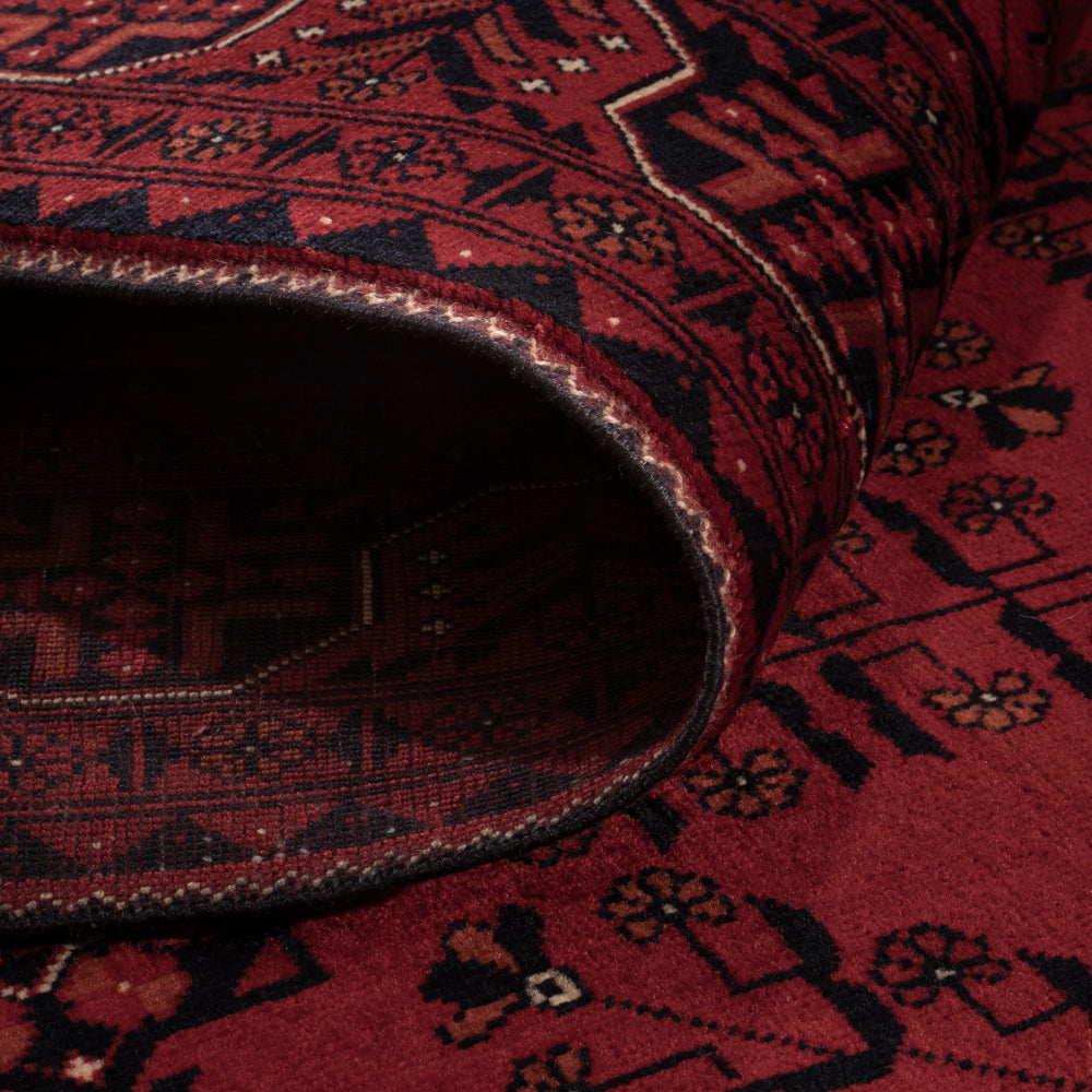 Afghan Teppich - Royal - 150 x 99 cm - rot