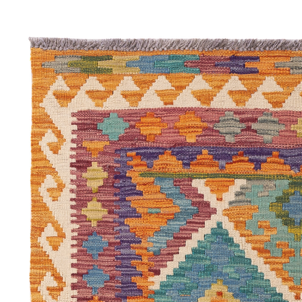 Kilim Maimana Tapijt 147x105cm - Wollen tapijt