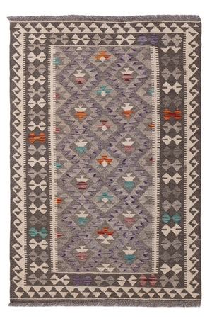 Kelim Teppich - Splash - 154 x 103 cm - natur