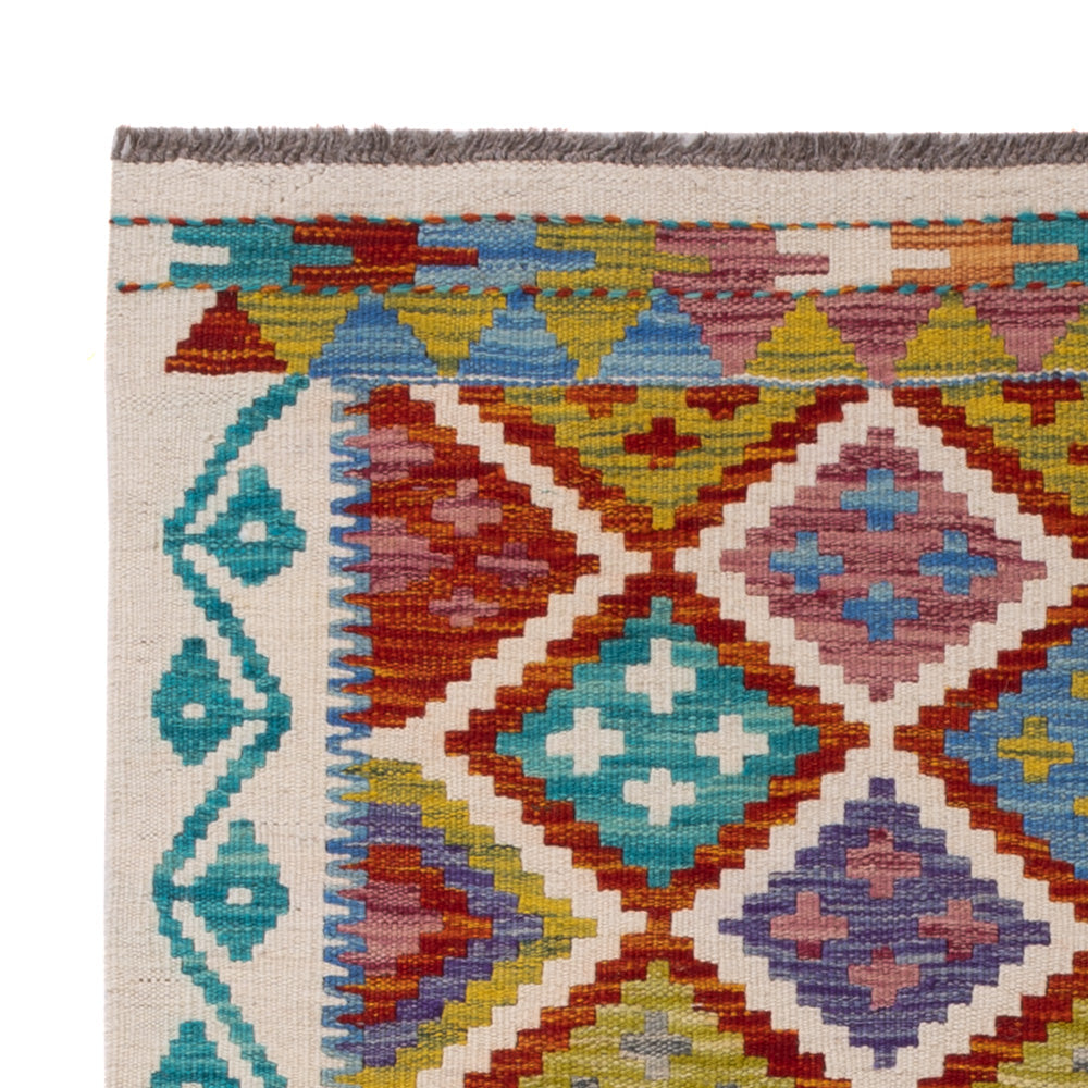 Kilim Maimana Tapijt 144x102cm - Wollen tapijt