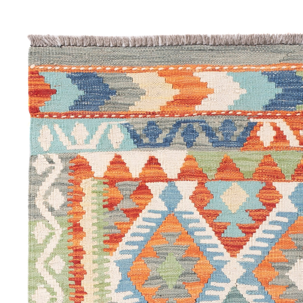 Kilim Maimana Tapijt 145x111cm - Wollen tapijt