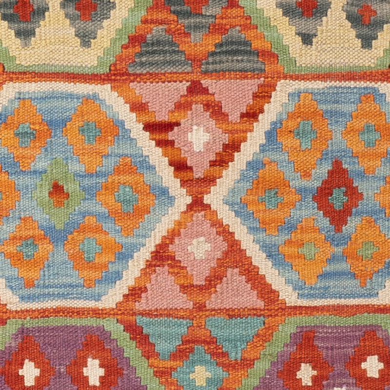 Kelim Teppich - Splash - 147 x 104 cm - bunt