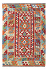 Kilim Maimana Tapijt 99x145cm - Wollen tapijt - Rechthoekig / Gekleurd / 99 x 145 cm Rechthoekig