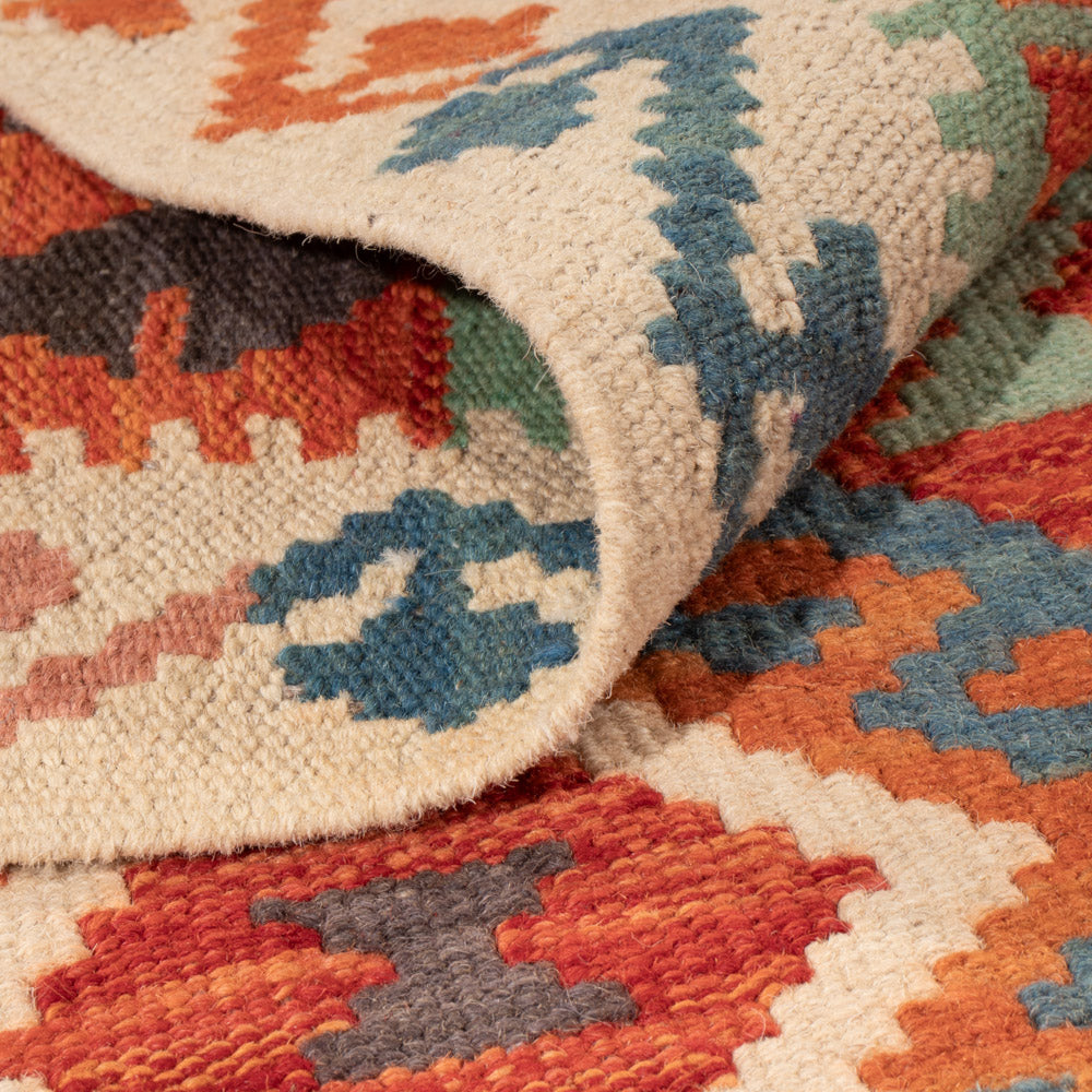 Kelim Teppich - Splash - 150 x 101 cm - bunt