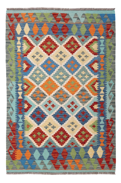 Kilim Maimana Tapijt 100x148cm - Wollen tapijt