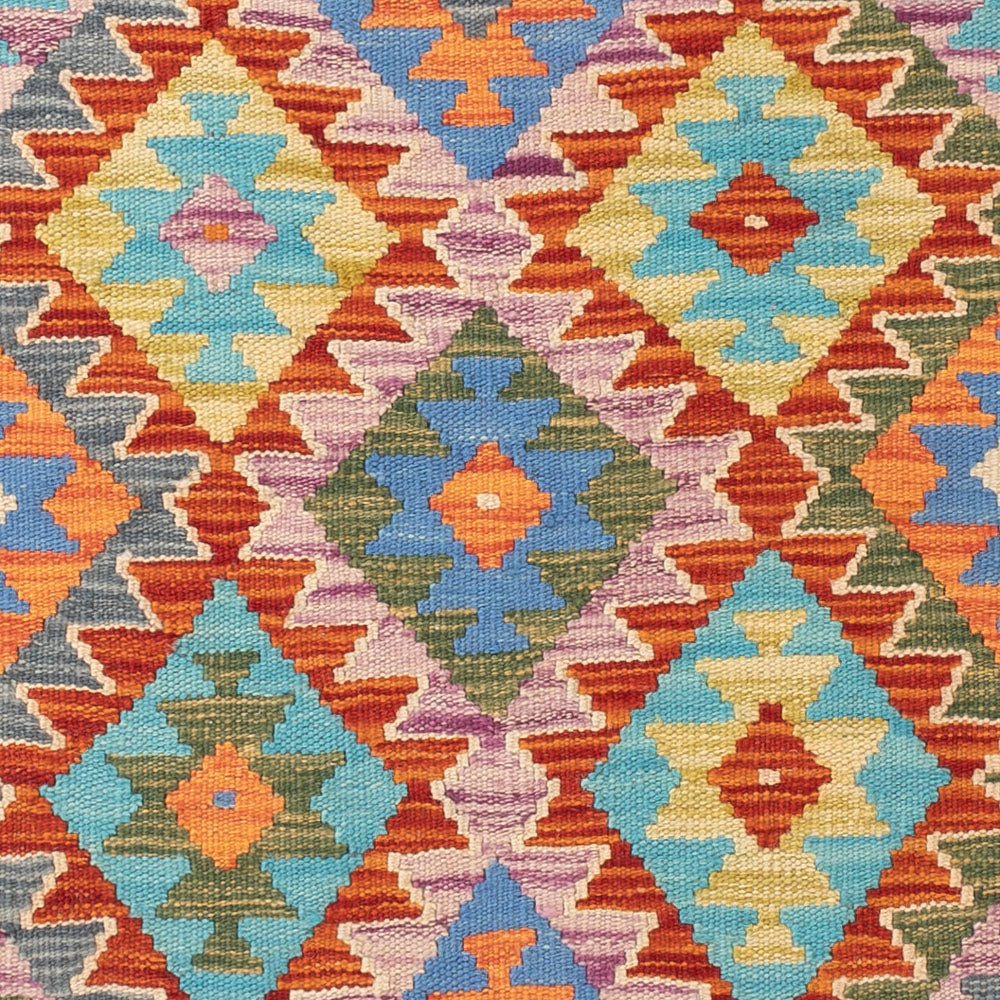 Kelim Teppich - Splash - 153 x 99 cm - bunt