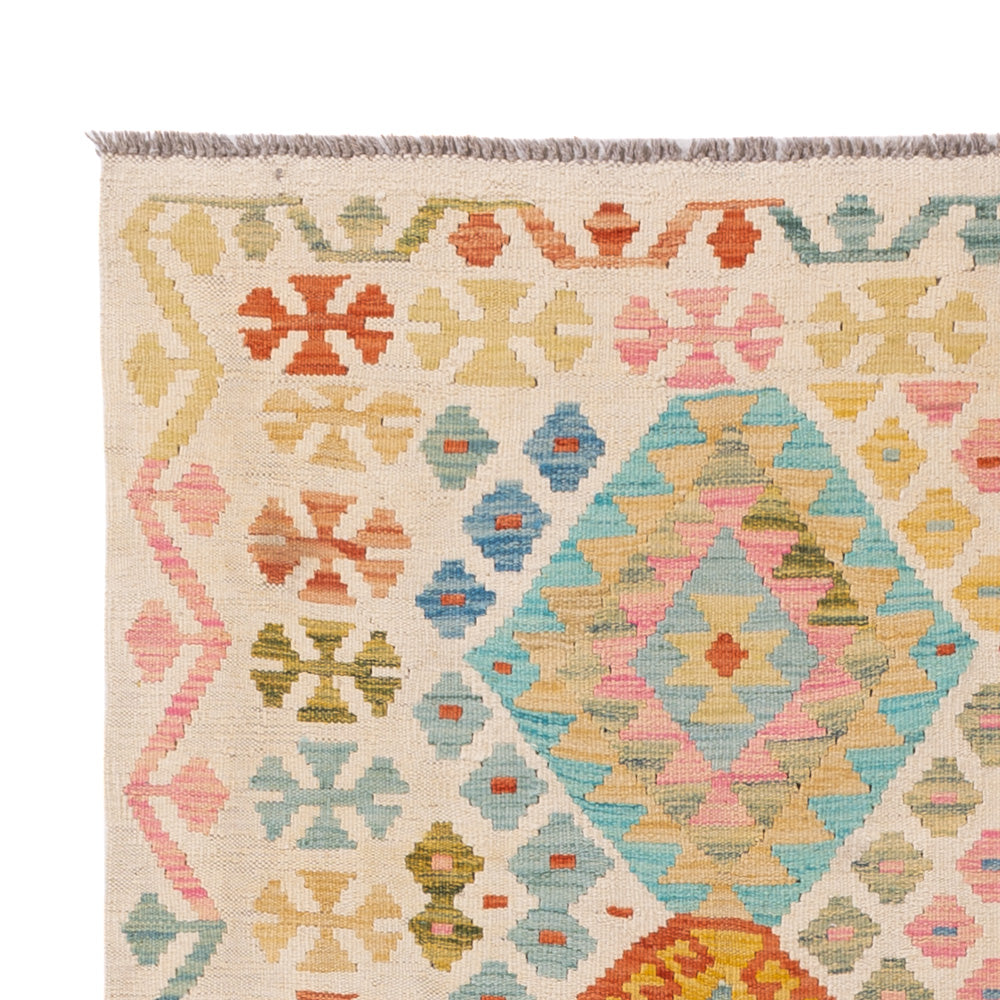 Kilim Maimana Tapijt 208x145cm - Wollen tapijt