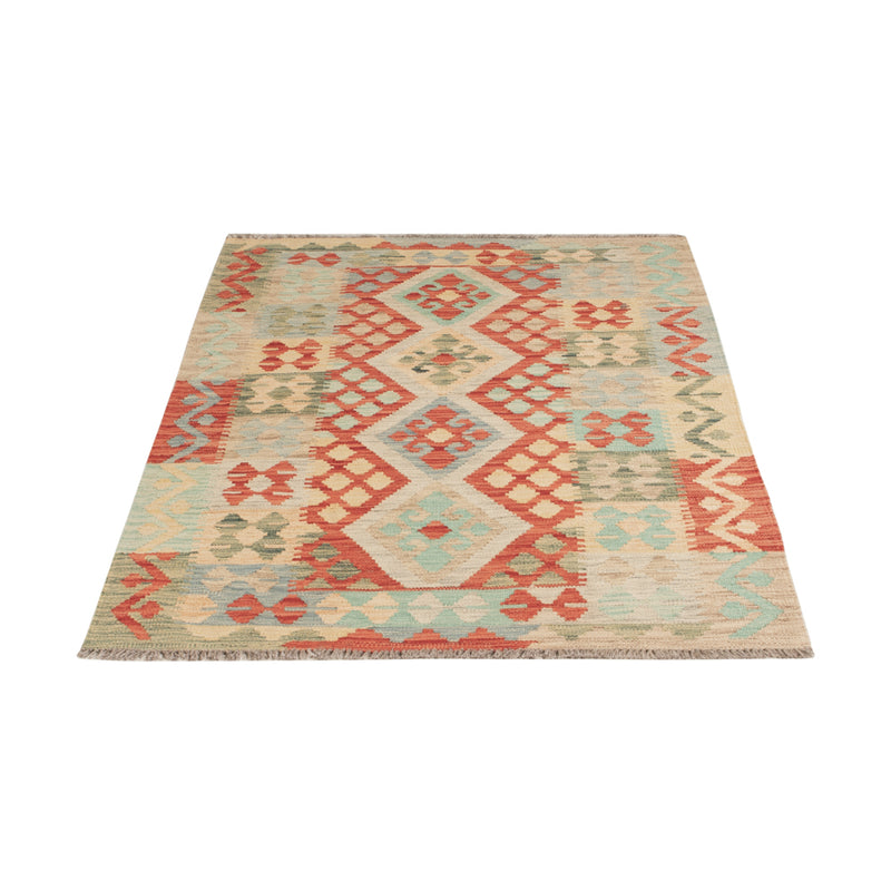 Kelim Teppich - Splash - 151 x 107 cm - bunt